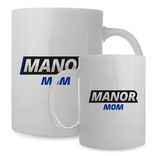  Mom Full Color White Mug 15oz - Manor Mom