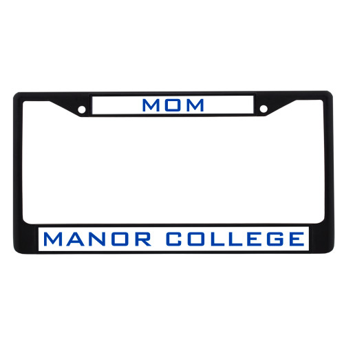  Mom Metal License Plate Frame in Black - Mom