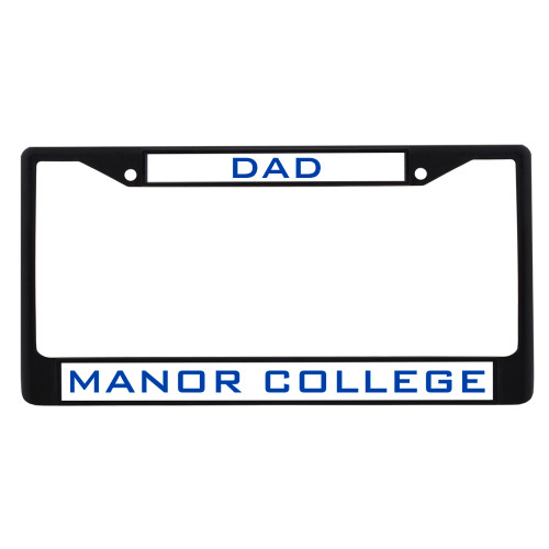  Dad Metal License Plate Frame in Black - Dad