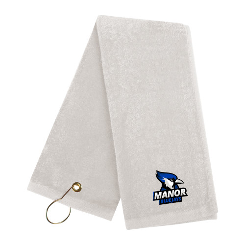  White Golf Towel - Primary Mark