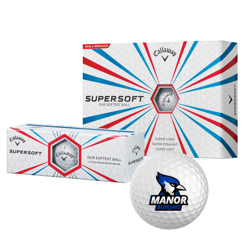  Callaway Supersoft Golf Balls 12/pkg - Primary Mark