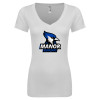Thumbnail image for  Next Level Womens White Ideal V Tee