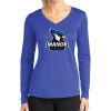 Thumbnail image for  Womens Royal Performance Long Sleeve V Neck Shirt