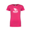 Thumbnail image for  Next Level Girls Fuchsia Fashion Fit T Shirt