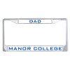 Thumbnail image for  Dad Metal License Plate Frame in Chrome