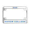 Thumbnail image for  Metal Motorcycle License Plate Frame in Chrome
