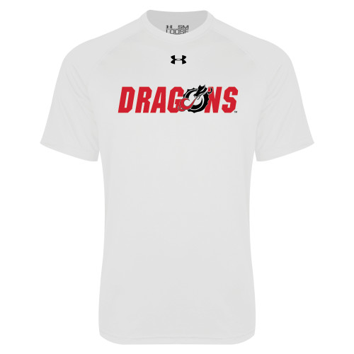  Under Armour White Tech Tee - Dragons