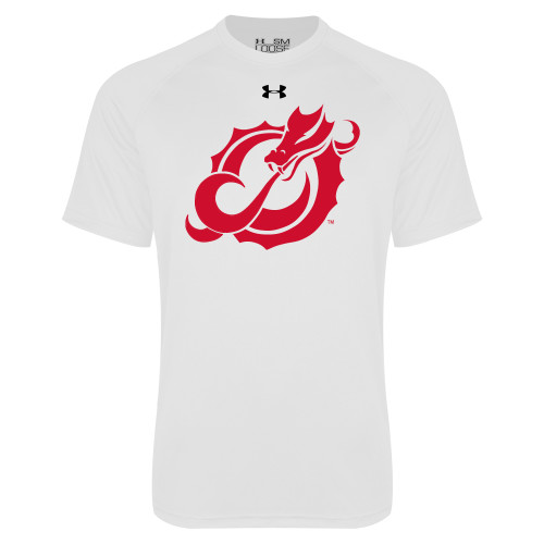  Under Armour White Tech Tee - Dragon Mark