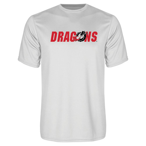  White Performance Tee - Dragons