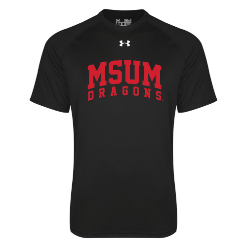  Under Armour Black Tech Tee - MSUM Dragons