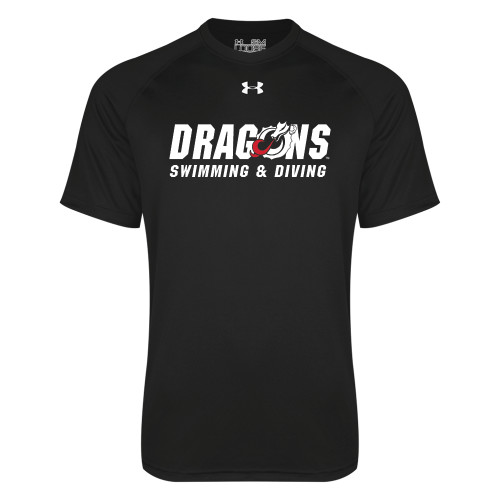  Under Armour Black Tech Tee - Swimming & Diving