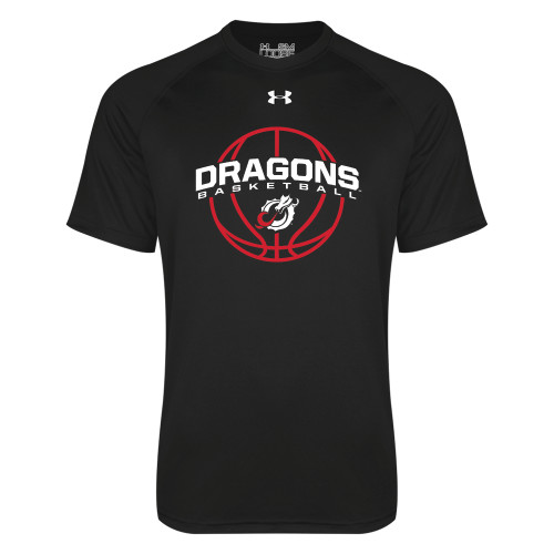  Under Armour Black Tech Tee - Basketball Design