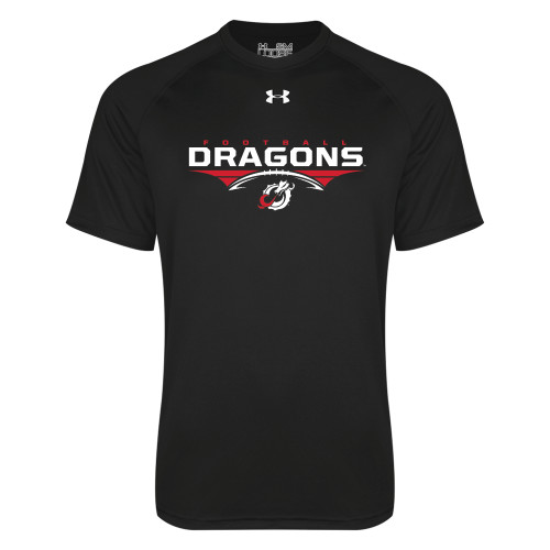  Under Armour Black Tech Tee - Football Design