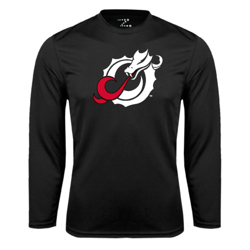  Black Performance Long Sleeve Shirt - Dragon Mark