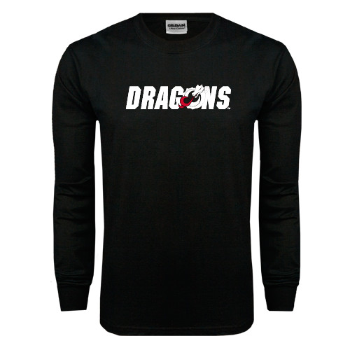  Black Long Sleeve T Shirt - Dragons