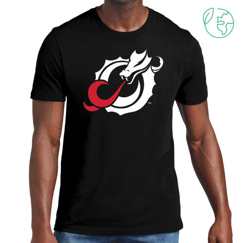  Allmade Black Organic Cotton Tee - Dragon Mark