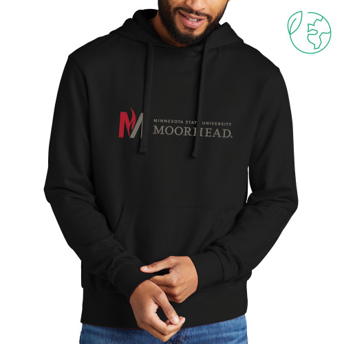  Allmade Black Organic French Terry Pullover Hoodie - Official Logo