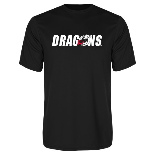  Black Performance Tee - Dragons