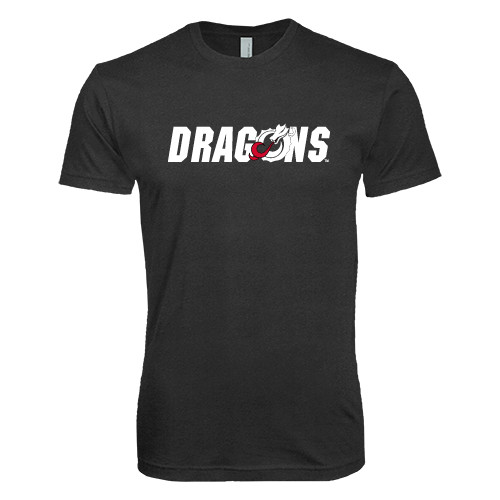  Next Level Black Triblend Tee - Dragons