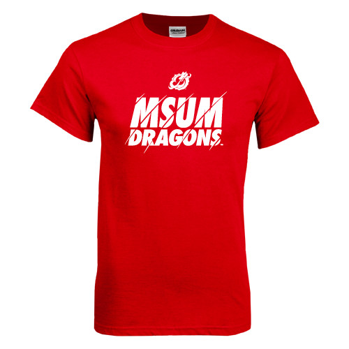  Red T Shirt - Type Slash Design