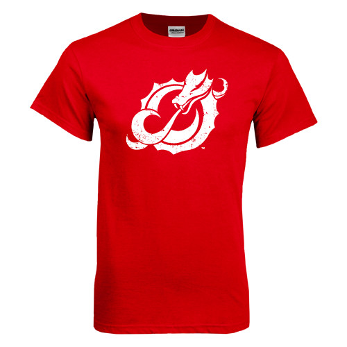  Red T Shirt - Dragon Mark Distressed