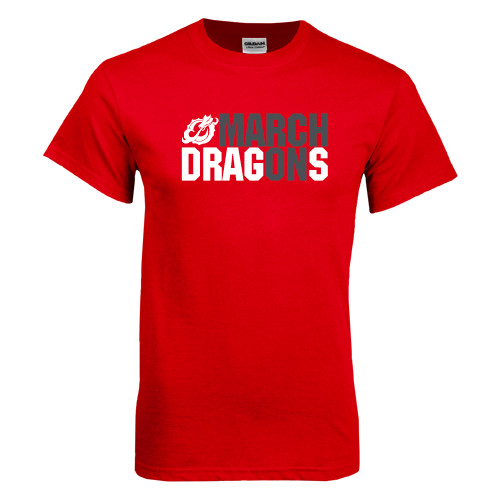  Red T Shirt - March On Dragons