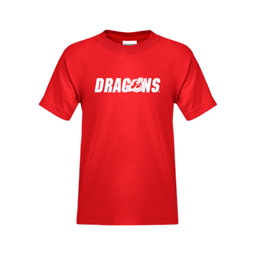 Youth Red T Shirt - Dragons