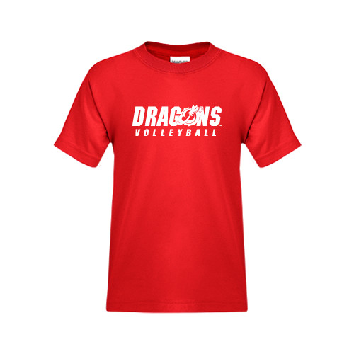  Youth Red T Shirt - Volleyball