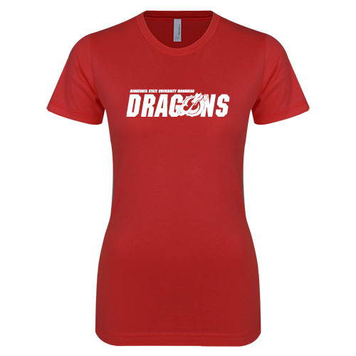 Main Image for  Next Level Womens Red Boyfriend Tee