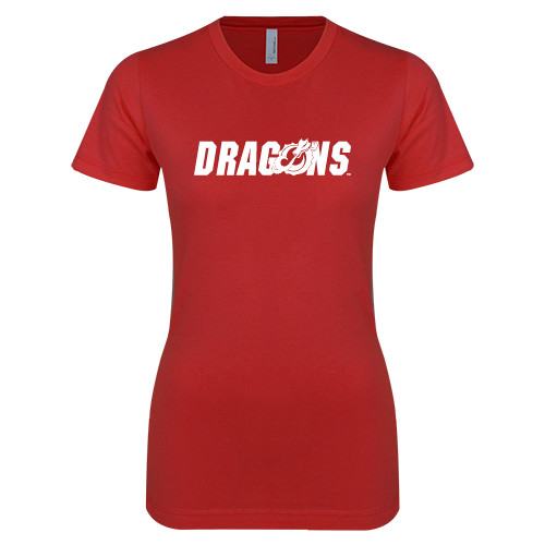 Main Image for  Next Level Womens Red Boyfriend Tee