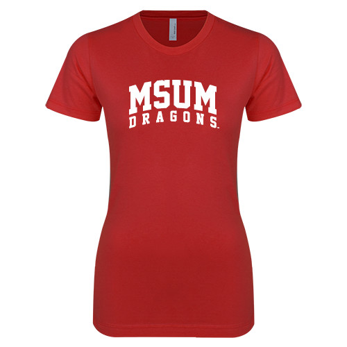 Main Image for  Next Level Womens Red Boyfriend Tee