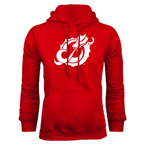  Red Fleece Hoodie - Dragon Mark