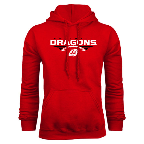  Red Fleece Hoodie - Football Design