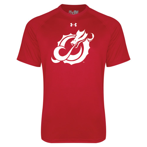  Under Armour Red Tech Tee - Dragon Mark