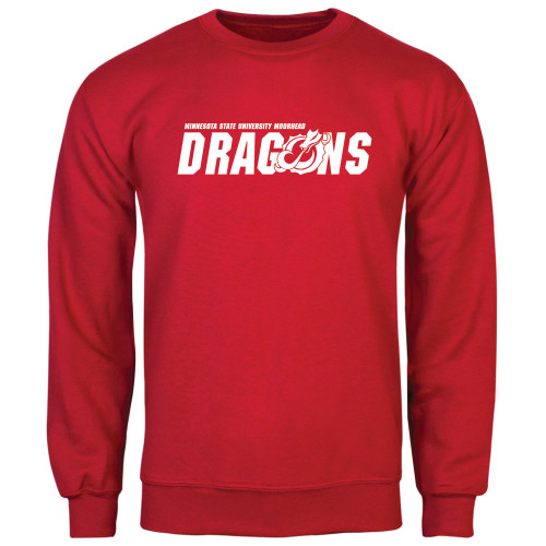  Red Fleece Crew - Official Logo