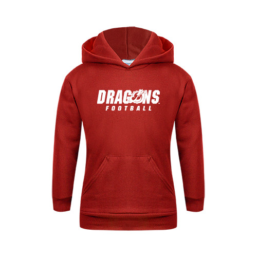  Youth Red Fleece Hoodie - Football
