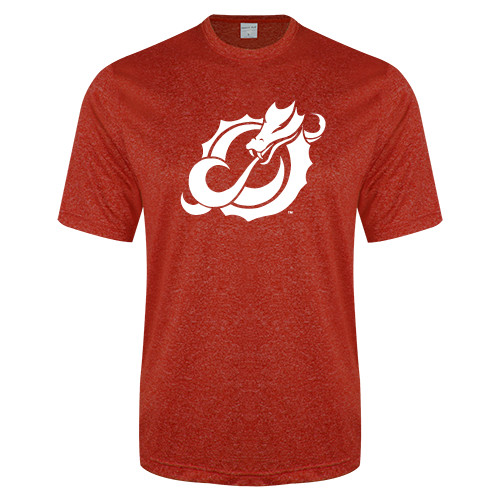  Red Heather Performance Contender Tee - Dragon Mark