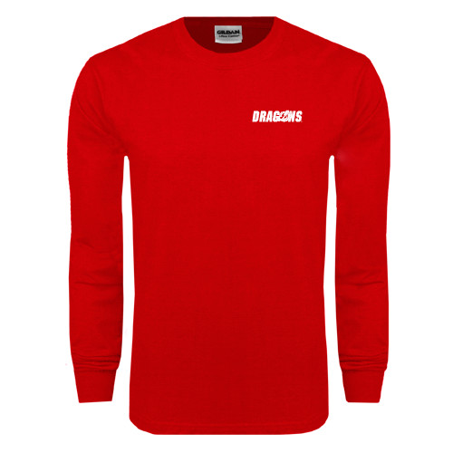  Red Long Sleeve T Shirt - Dragons