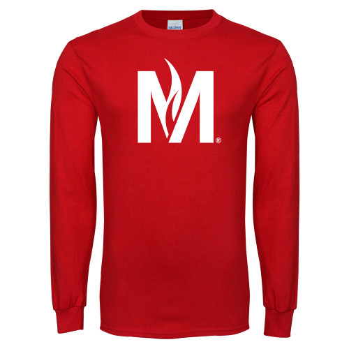  Red Long Sleeve T Shirt - Additional Graphics