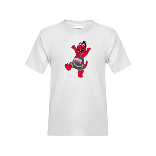  Youth White T Shirt - Scorch Squad Youth Mark