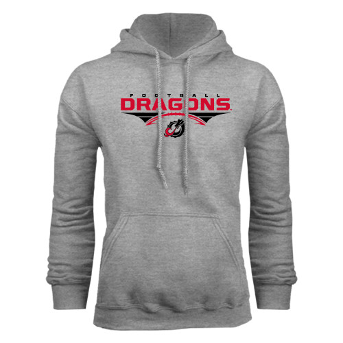  Grey Fleece Hoodie - Football Design