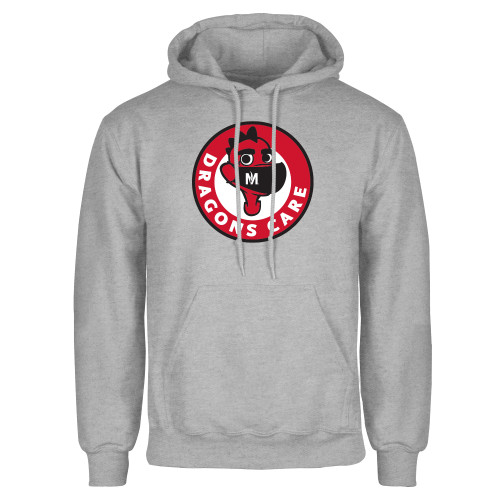  Grey Fleece Hoodie - Dragons Care