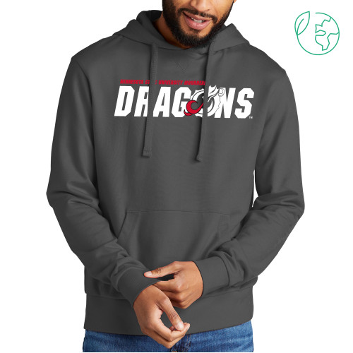  Allmade Dark Grey Organic French Terry Pullover Hoodie - Official Logo