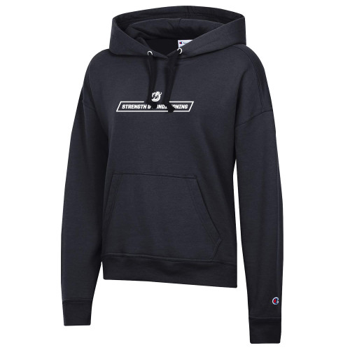 Main Image for  Champion Womens Black Powerblend Pullover Hood