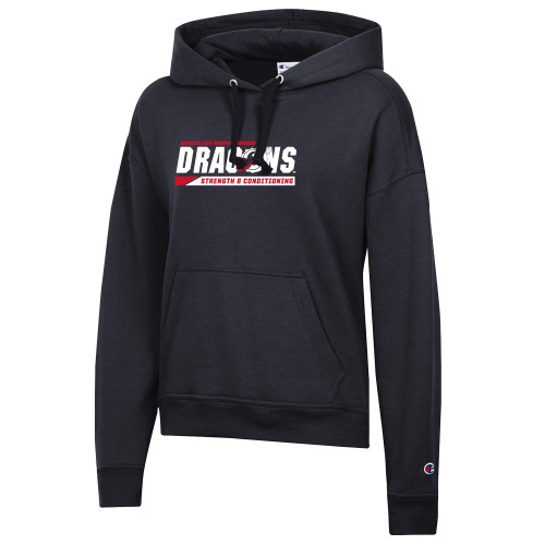 Main Image for  Champion Womens Black Powerblend Pullover Hood
