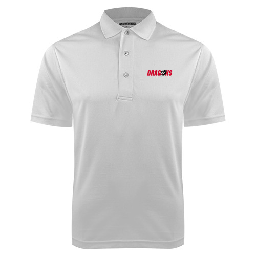  White Dry Mesh Polo - Dragons