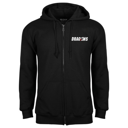  Black Fleece Full Zip Hoodie - Dragons