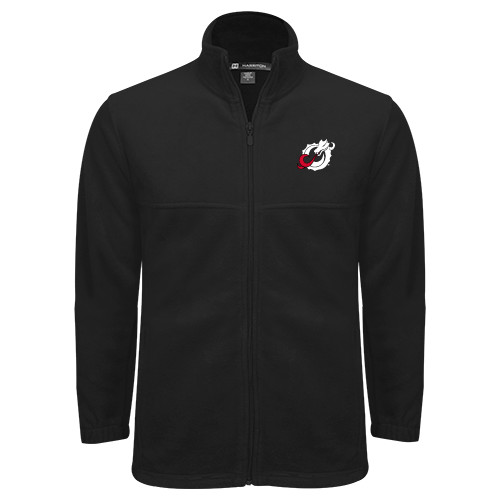  Black Fleece Full Zip Jacket - Dragon Mark