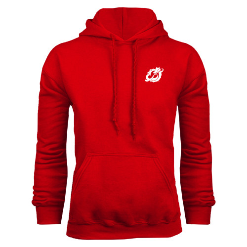  Red Fleece Hoodie - Dragon Mark