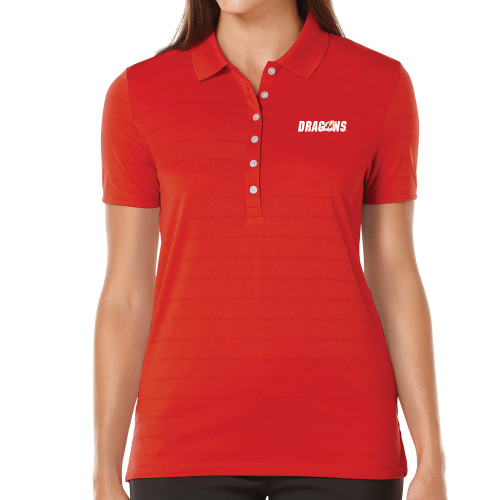  Callaway Womens Red Opti Vent Polo - Dragons